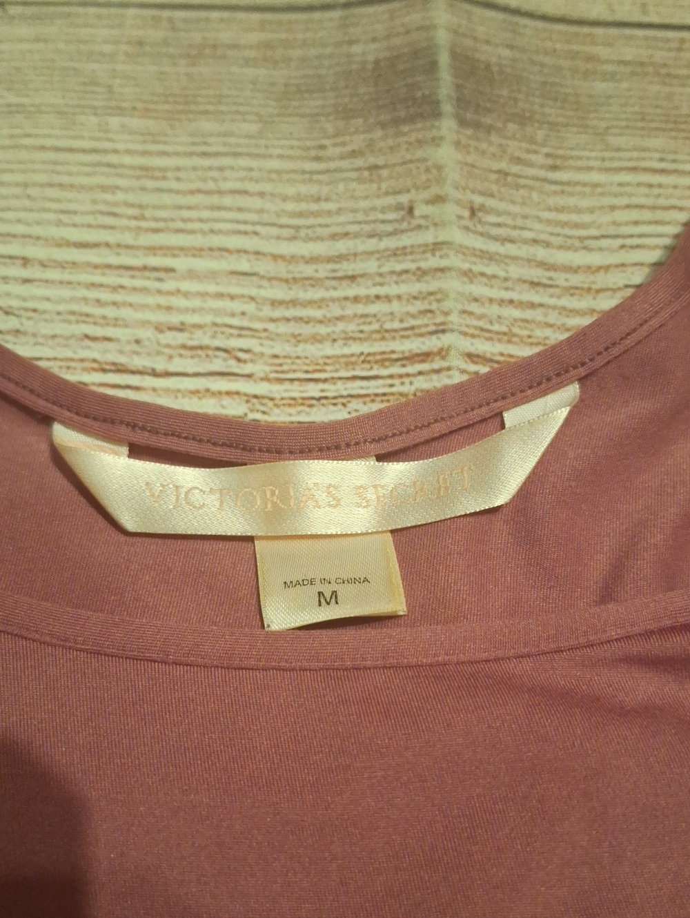 Victoria's Secret Short Pajama Set Mauve And Black Size Medium - Picture 4 of 8